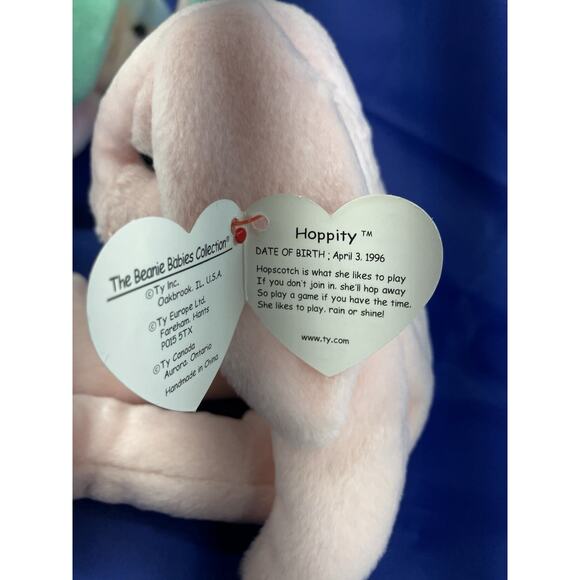 Ty Beanie Babies Bunny Bundle (4pcs) Hippie, Hippity, Hoppity, And Floppity. - Picture 14 of 16